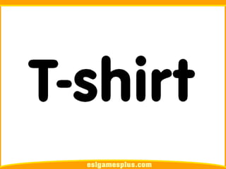 Flash Card Từ Vựng TOEIC Theo Chủ Để | Phần Clothes