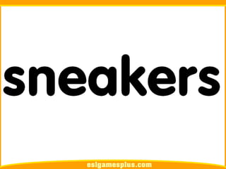 Flash Card Từ Vựng TOEIC Theo Chủ Để | Phần Clothes