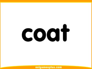 Flash Card Từ Vựng TOEIC Theo Chủ Để | Phần Clothes