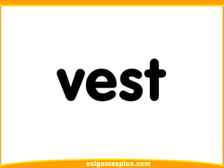 Flash Card Từ Vựng TOEIC Theo Chủ Để | Phần Clothes