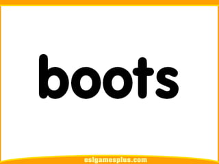 Flash Card Từ Vựng TOEIC Theo Chủ Để | Phần Clothes