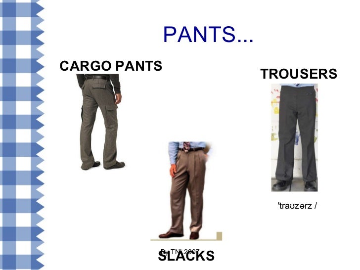 Clothes vocabulary 2