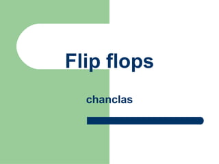 Flip flops chanclas