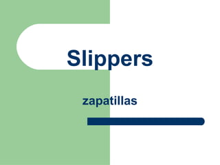 Slippers zapatillas