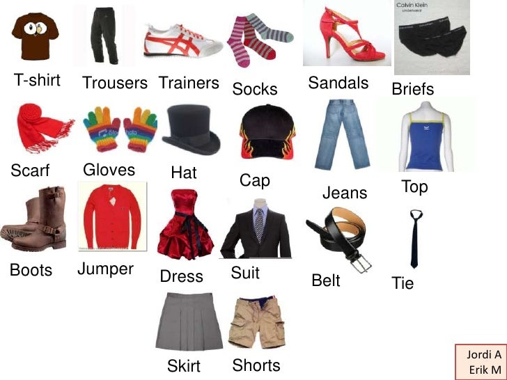 Clothes and complements eso1 a