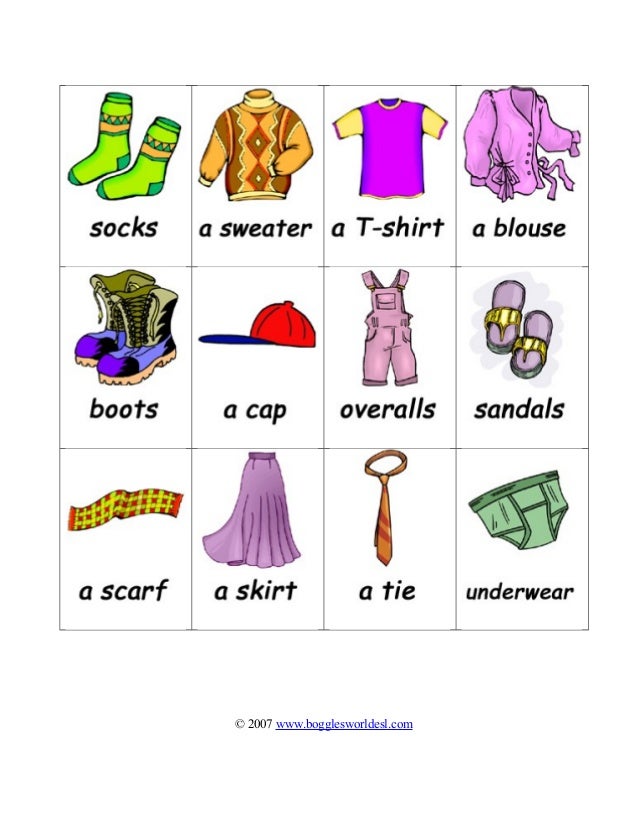 picture cards bingo clothes cards picture cards bingo clothes cards