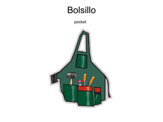 Bolsillo pocket   