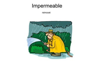 Impermeable raincoat   