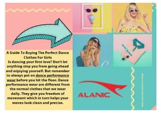 A Guide To Buying The Perfect Dance Clothes For Girls