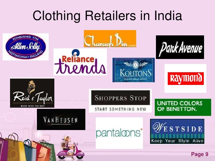 Clothing and footwear retailers in india