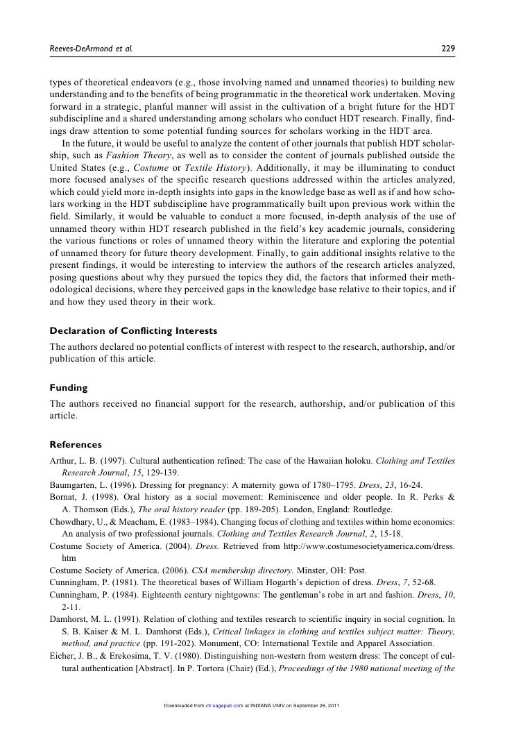 Clothing and textiles research journal 2011reevesde armond216312…