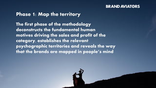 BRAND AVIATORS™
specialises in activating
the unique codes of your
brand, those that engage
people at a profound
human level using a
three-phase
methodology
 