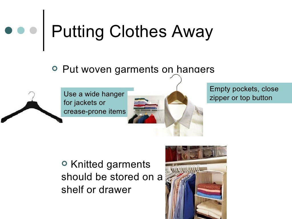 Clothing care basics