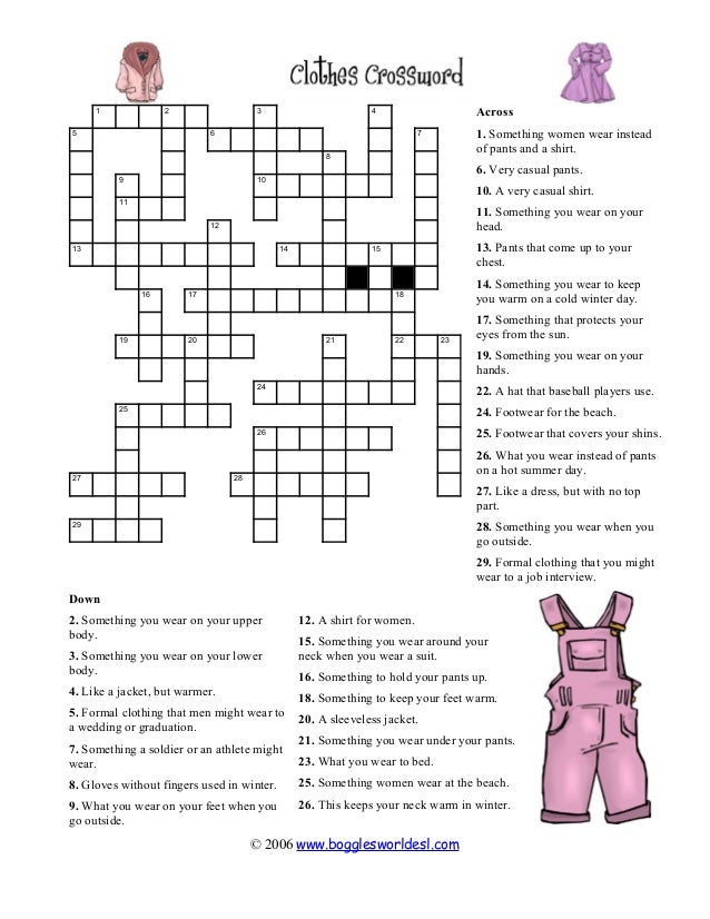 women s dress crossword 5