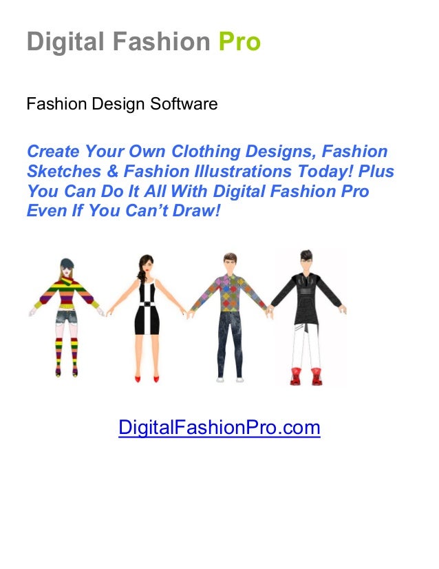 Clothing Design Software For Designing Your Own Clothing