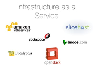 Infrastructure as a
      Service
 