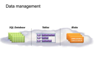 Data management
 