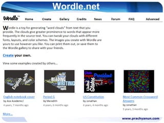 Wordle.net
www.prachyanun.com
 