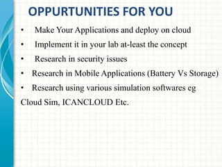 Cloud Computing : Revised Presentation | PPTX