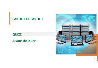 QUIZZ
A vous de jouer !
90
PARTIE 2 ET PARTIE 3
 