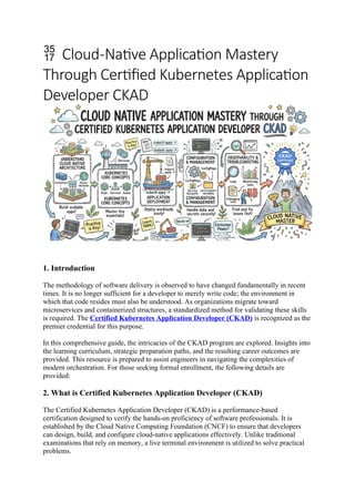 Cloud Native Application Mastery Through Certified Kubernetes ...