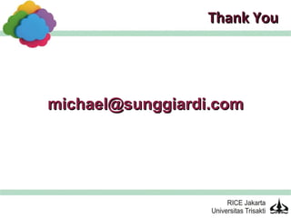 Thank You




michael@sunggiardi.com
 