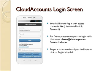 Mobile based Accounting and Business Management System | PPT