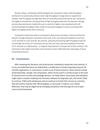Cloud-Based Solutions for Scientific Computing | PDF