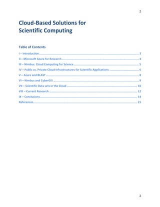 Cloud-Based Solutions for Scientific Computing | PDF