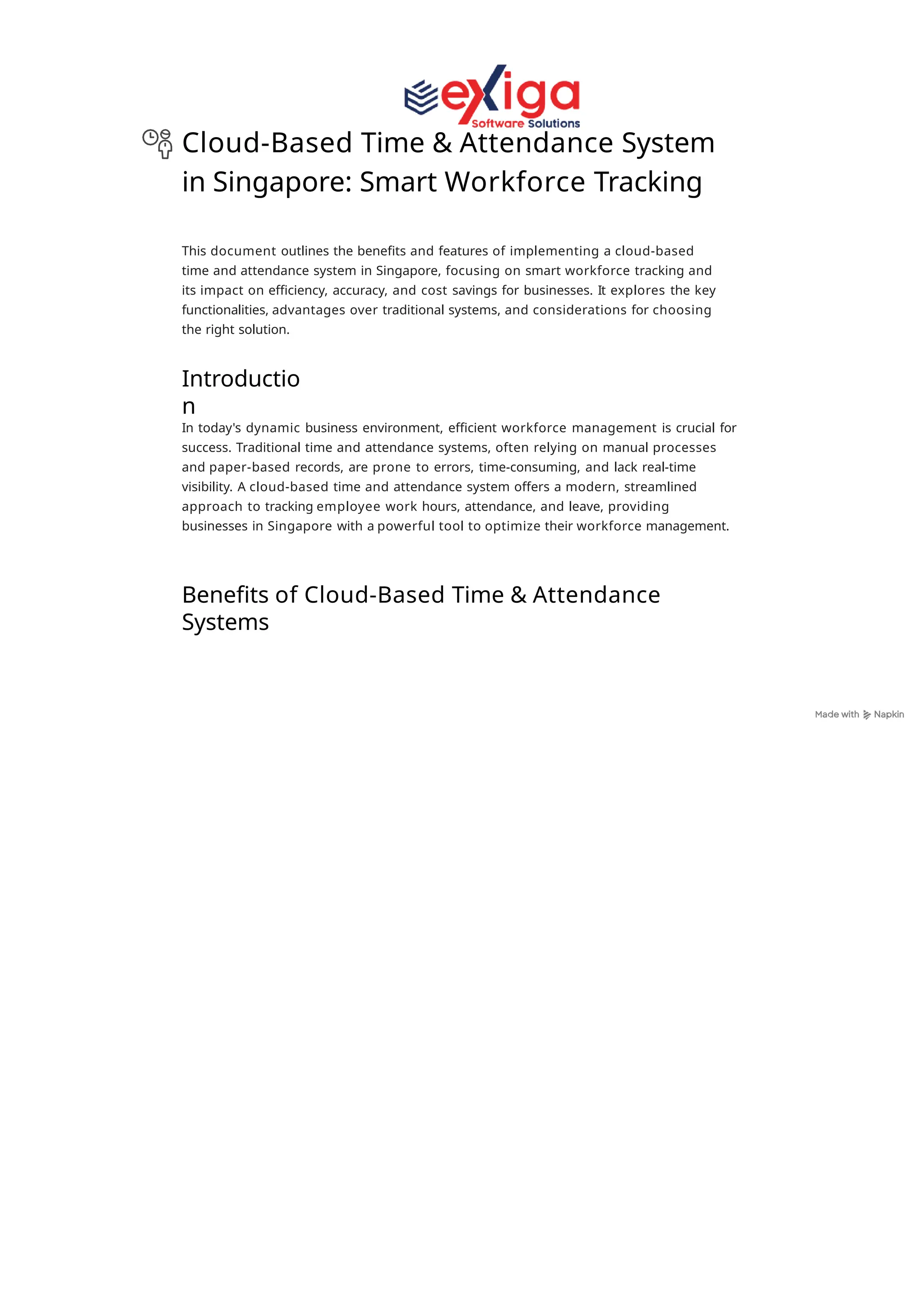 Cloud-Based Time & Attendance System in Singapore_ Smart Workforce ...