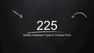 225NoSQL Database Types to Choose From
 