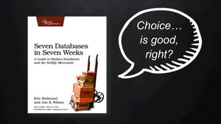 Choice…
is good,
right?
 