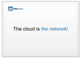 The cloud is  the network! 