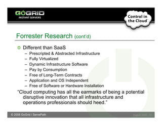 Cloud Computing - Disruptive Innovation & Enabling Technology | PDF