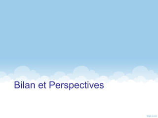 Bilan et Perspectives
 