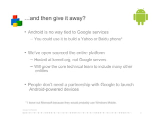 Perspectives on Cloud COmputing - Google