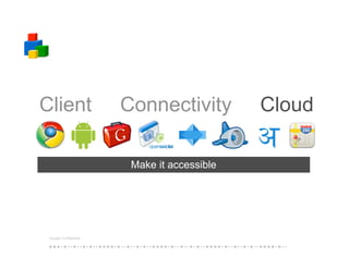 Perspectives on Cloud COmputing - Google