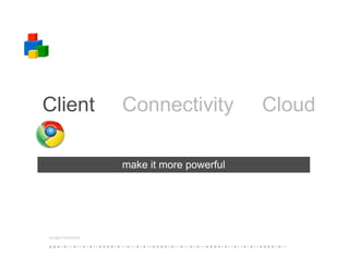 Perspectives on Cloud COmputing - Google