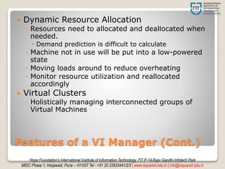 Cloud Computing & Virtual Infrastructure | PPTX