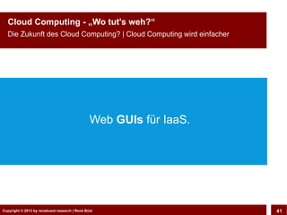 Cloud Computing - „Wo tut's weh?“