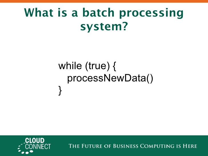 Mathematics of Batch Processing