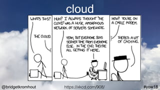 @bridgetkromhout #yow18https://xkcd.com/908/
cloud
 