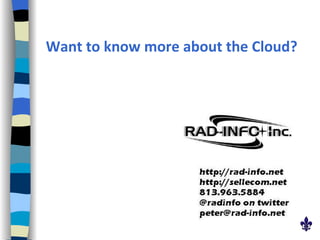 Want to know more about the Cloud? 