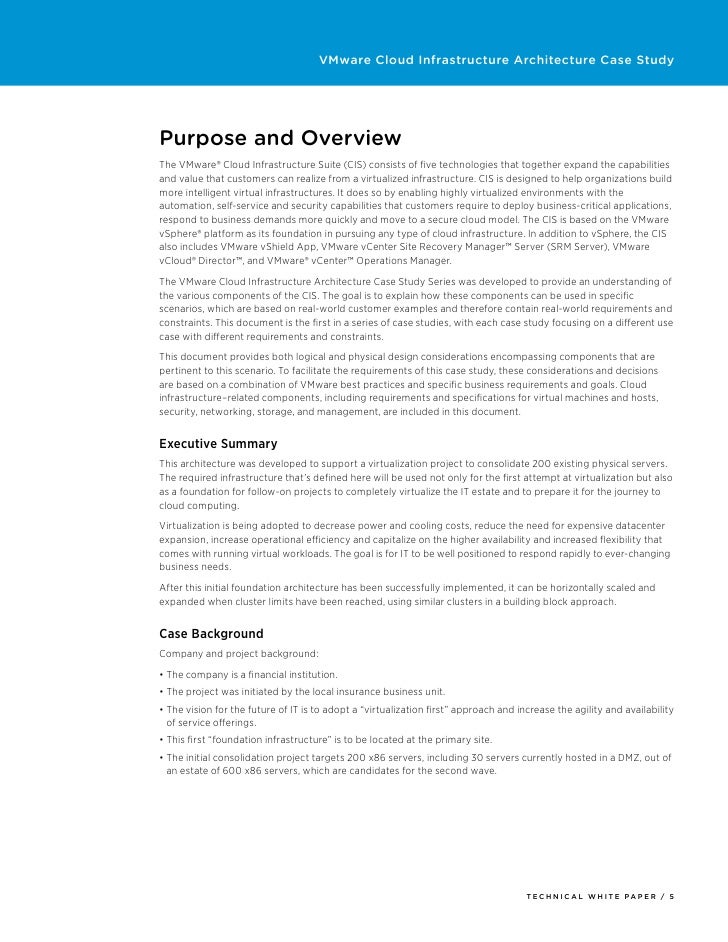 Cloud architecture case study picture