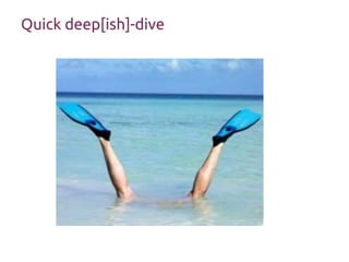 Quick deep[ish]-dive
 