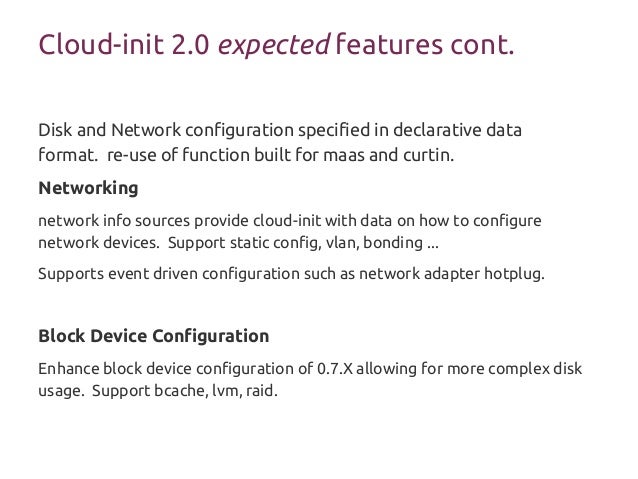 how init works cloud Cloud init [openstack provisioning summit vancouver] cloud and