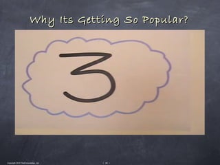 Why Its Getting So Popular?




Copyright 2010 Tikal Knowledge, Ltd.   | 84 |
 