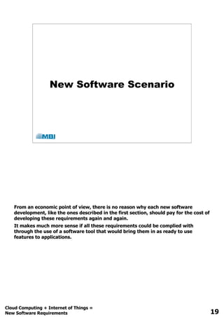 New Software
Scenario
 