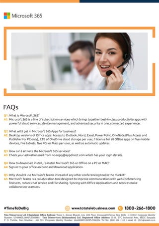 Microsoft 365 Brochure - 헠헲헲혁 헬헼혂헿 헕혂혀헶헻헲혀혀 헚헼헮헹혀 | PDF