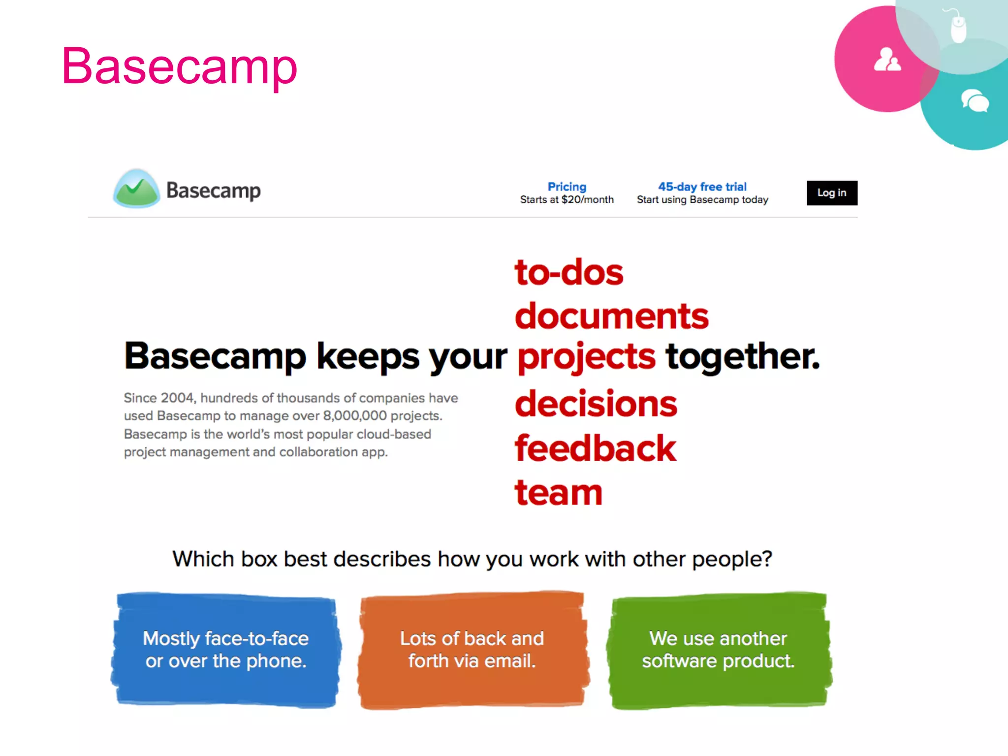 Basecamp
 